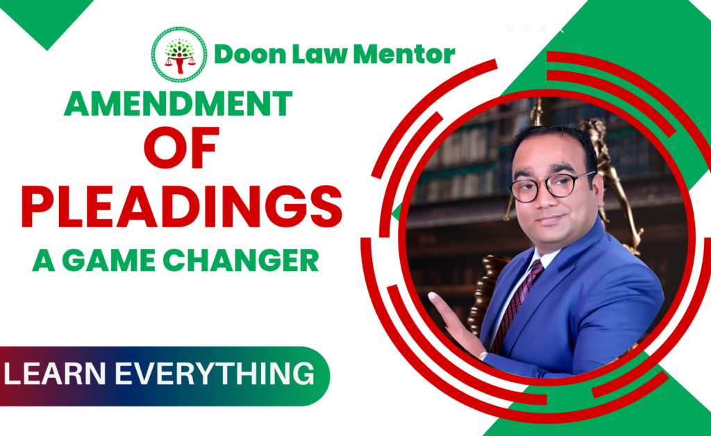 amendment of pleadings a game changer