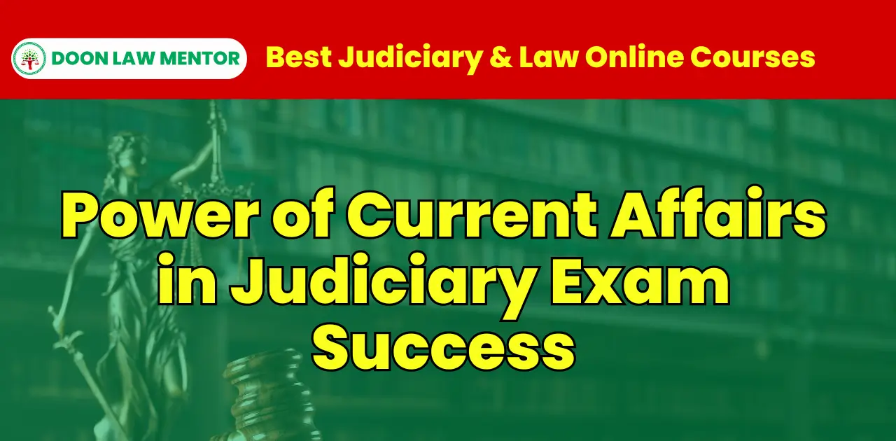 Current Affairs for Judiciary