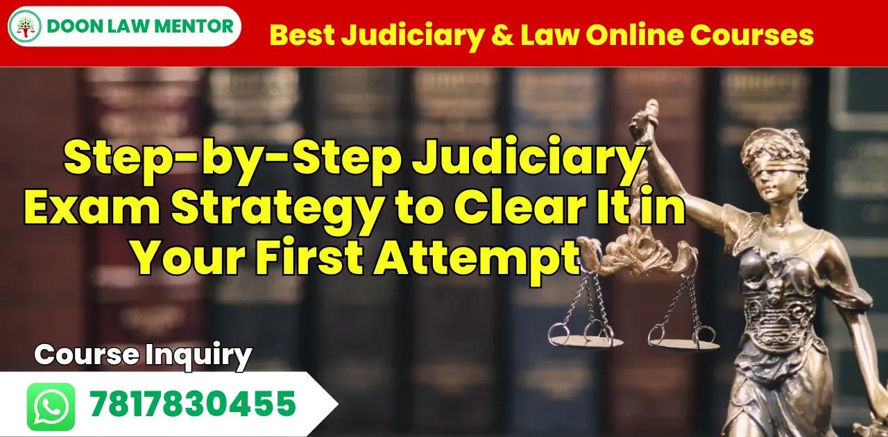 Judiciary Exam Strategy