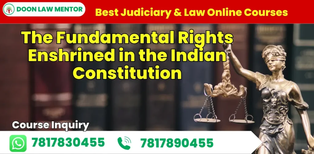 Fundamental Rights in the Indian Constitution