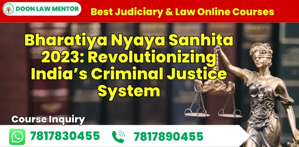 Bharatiya Nyaya Sanhita 2023