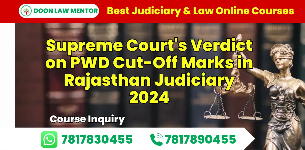 Rajasthan Judiciary 2024