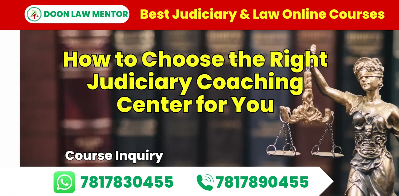 Judiciary Coaching