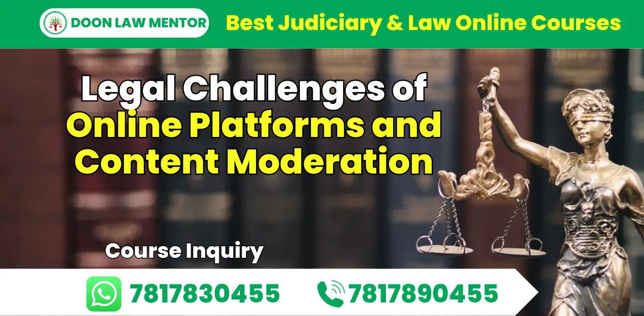 Legal Challenges of Online Platforms