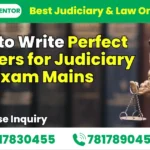 Judiciary Exam Mains
