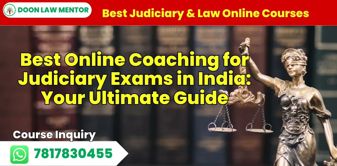 Best Online Coaching for Judiciary Exams