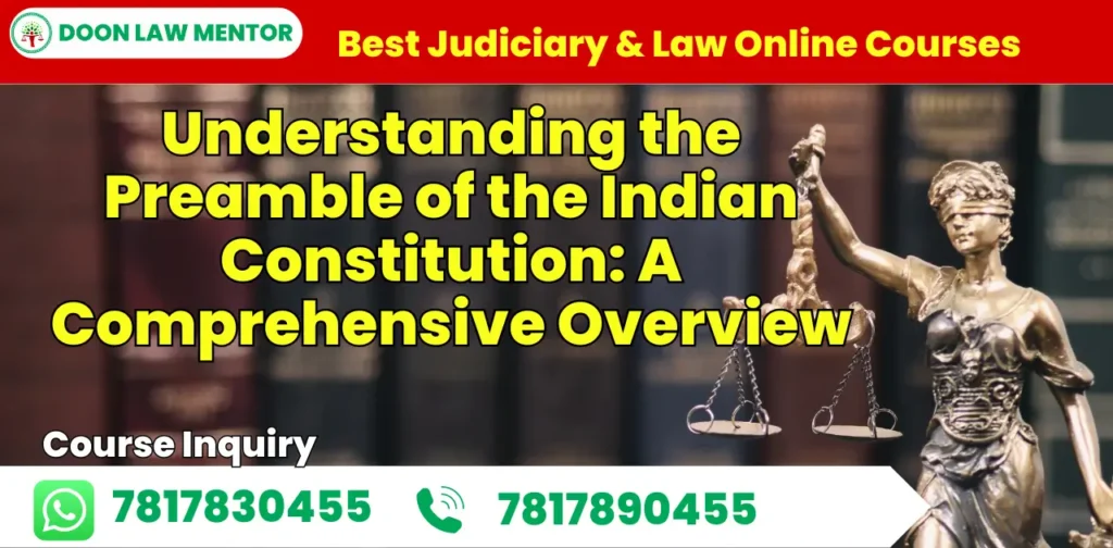 Preamble of the Indian Constitution