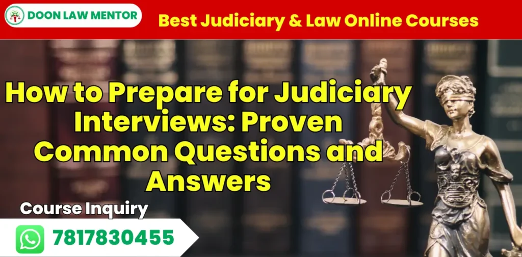 Judiciary Interviews