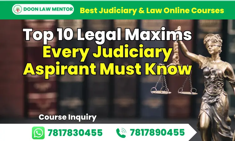 Legal maxims