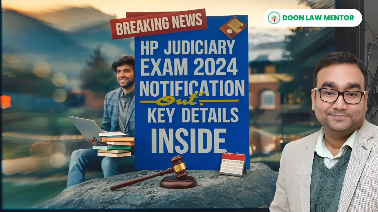 Himachal pradesh Judiciary Exam 2024