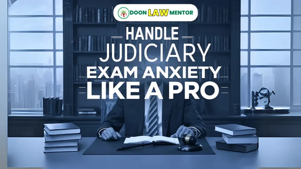 Judiciary Exam Anxiety