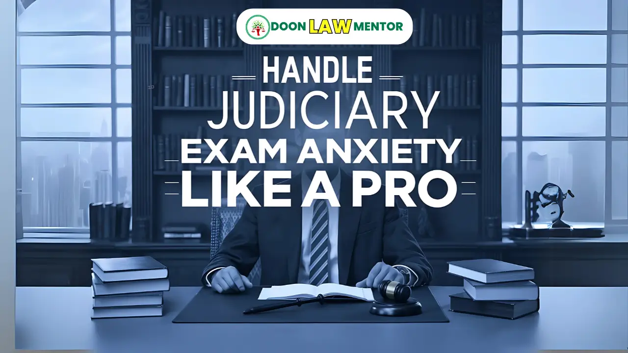 Judiciary Exam Anxiety