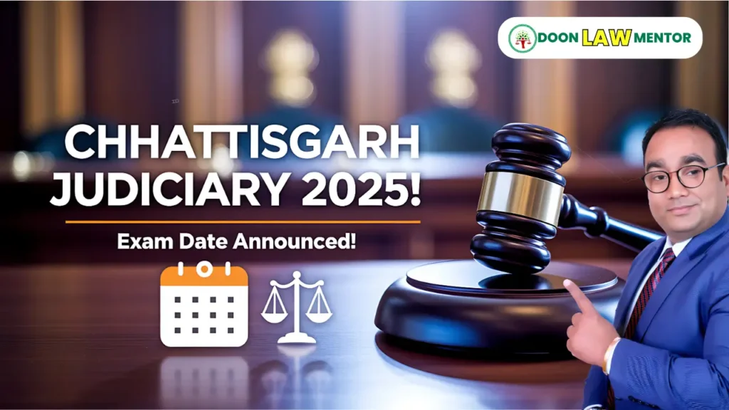 Chhattisgarh Judiciary 2025 Exam