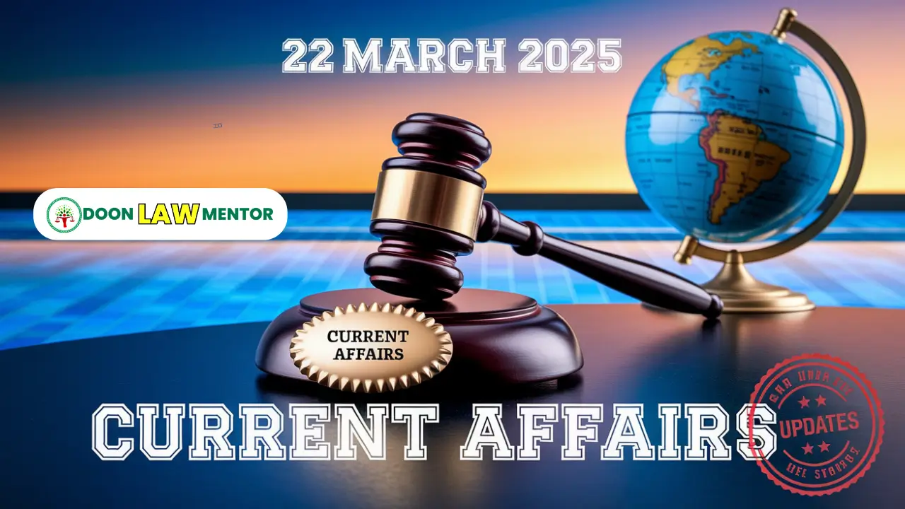 22 March 2025 current affairs