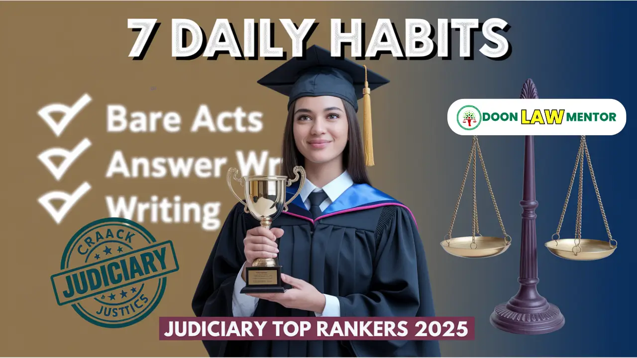7 Daily Habits of Top Judiciary Exam Rankers