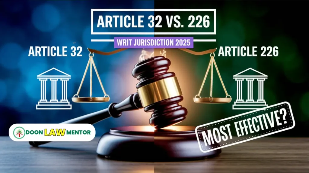 Article 32 vs. Article 226
