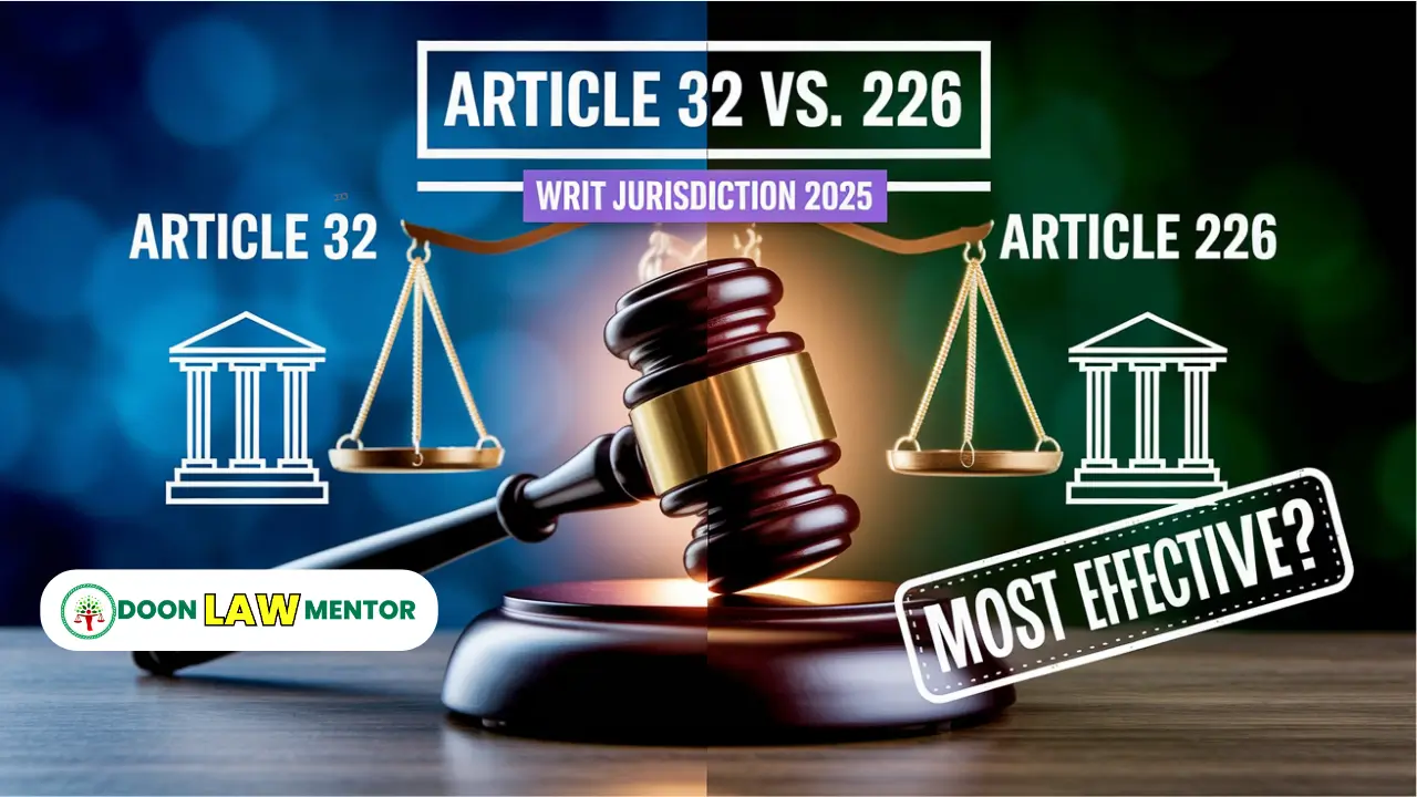 Article 32 vs. Article 226
