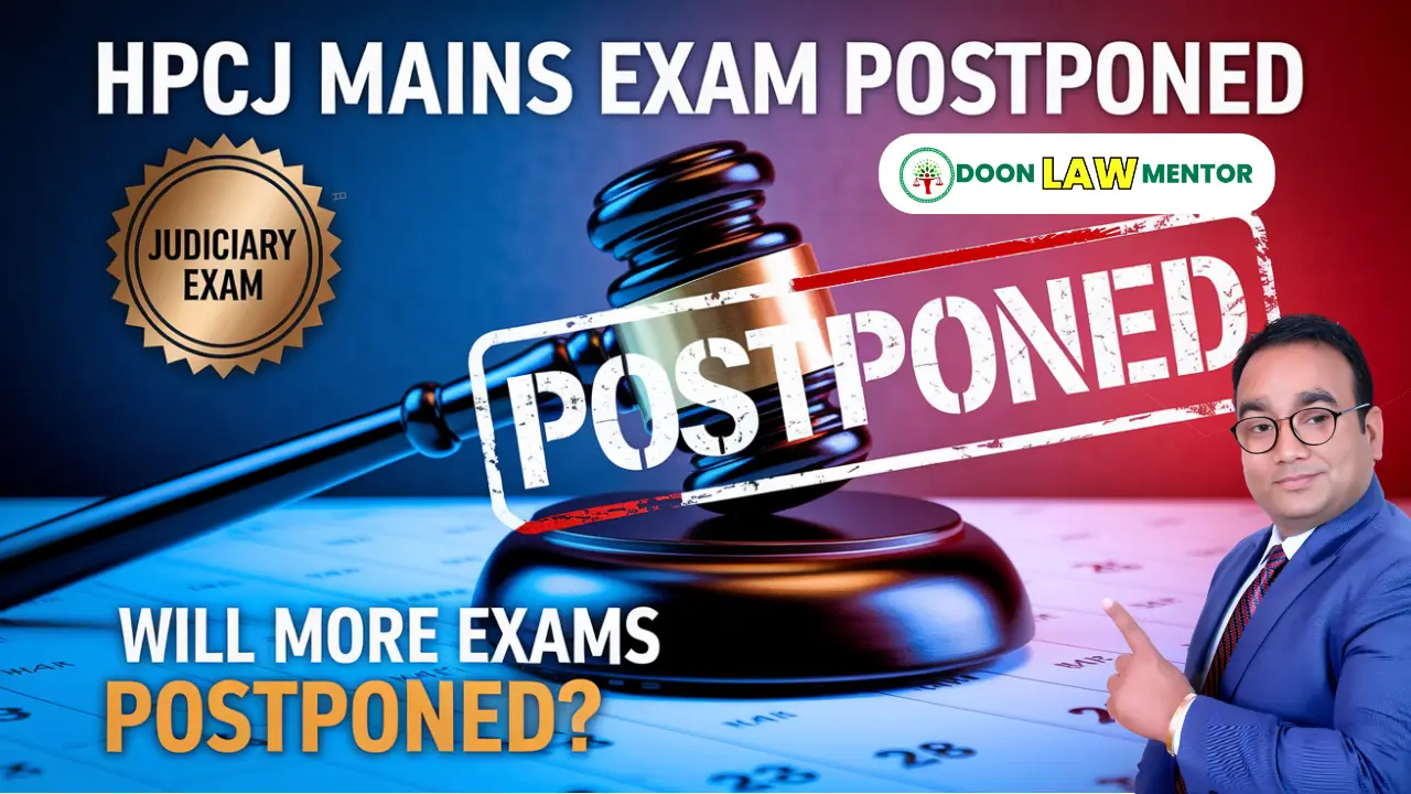 Himachal Pradesh Civil Judge Mains Exam Postponed