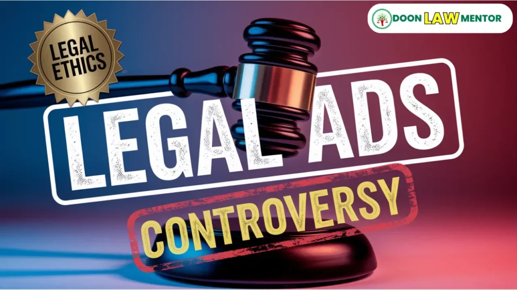 law on advertisement by advocates and law firms