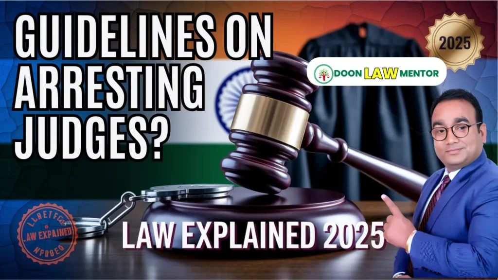 Arrest of Judicial Officers