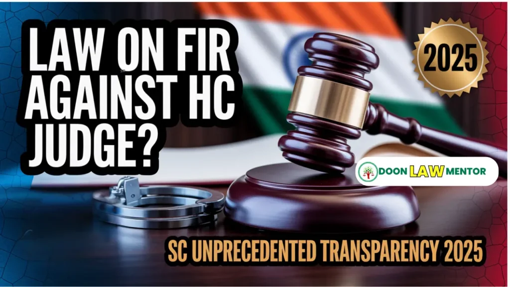 FIR Against High Court Judge