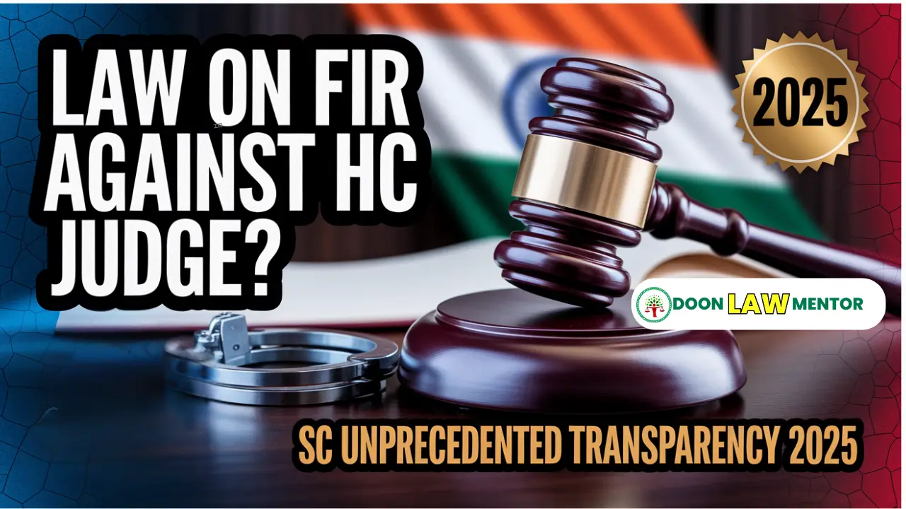 FIR Against High Court Judge