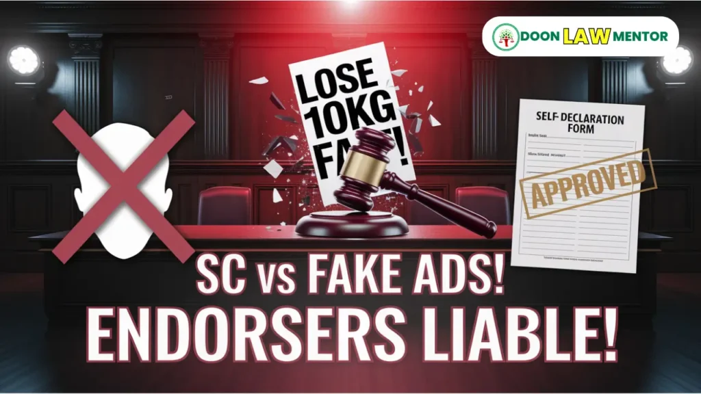 Supreme Court Issues Directions Against Misleading Ads