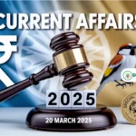 20 March 2025 Judiciary Exam Current Affairs
