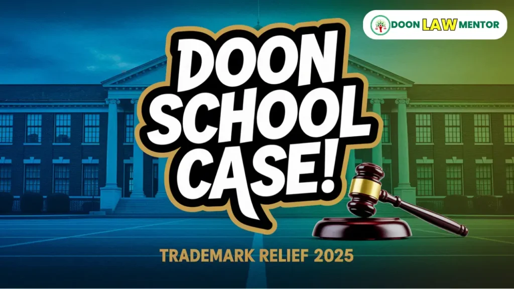 Doon School Trademark Relief