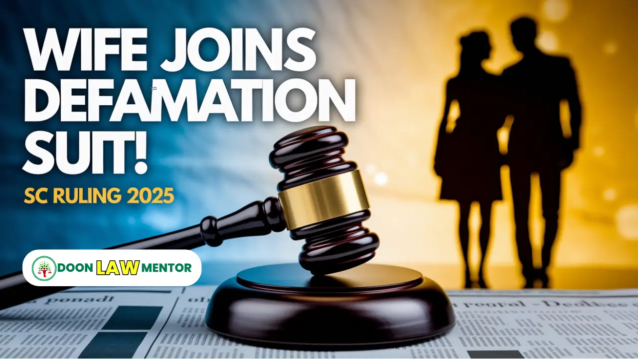 Wife can join husband's defamation suit