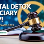 Judiciary Exam Prep Digital Detox
