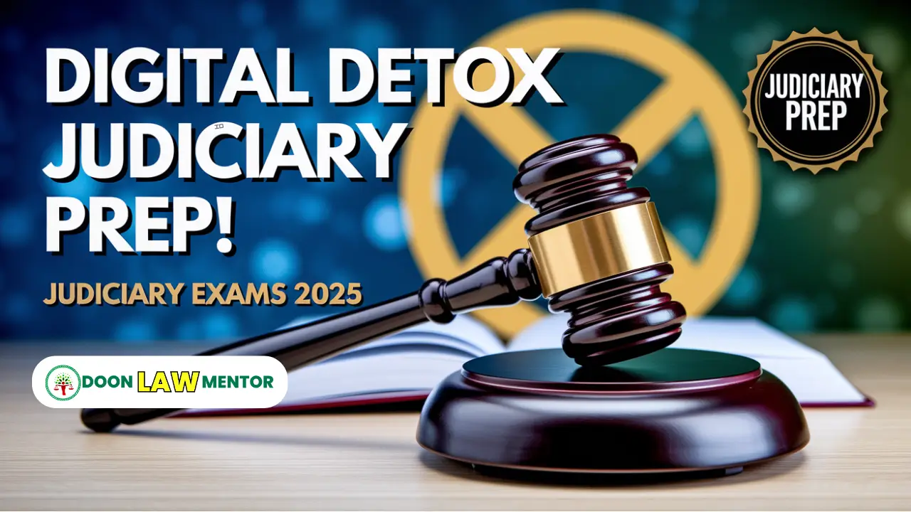 Judiciary Exam Prep Digital Detox