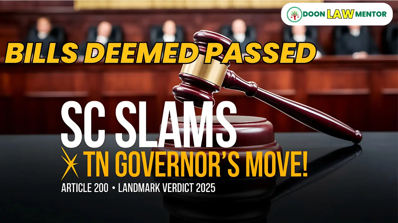 Tamil Nadu Governor Action Illegal